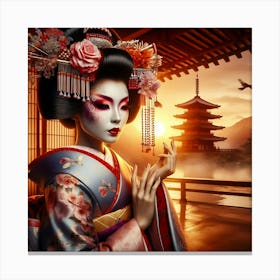 Geishaart34 Canvas Print