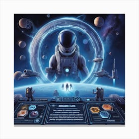Space Station 4 Canvas Print