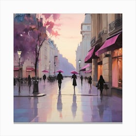 Paris Street.2 Canvas Print