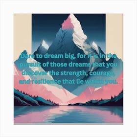 Dream Big Canvas Print