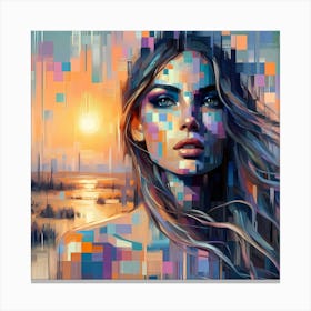 Portrait Artwork 87 Canvas Print