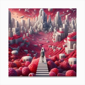 City Of Berries 1 Canvas Print