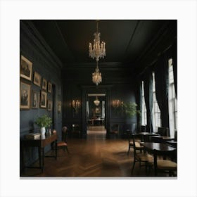 Room In A Hotel Canvas Print