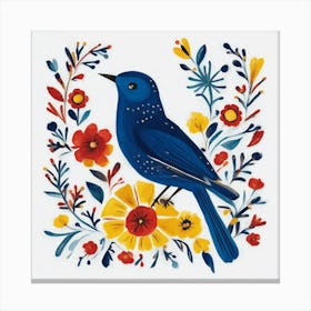 Blue Bird Canvas Print