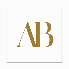 Ab Logo 5 Canvas Print