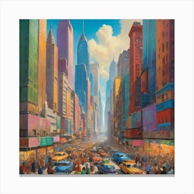 New York City art print 1 Canvas Print