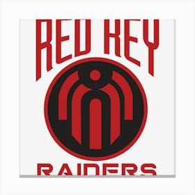 Red Key Raiders Canvas Print