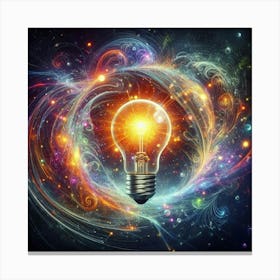 Light Bulb Canvas Print