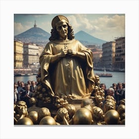 Statue Of St Peter 1 Canvas Print