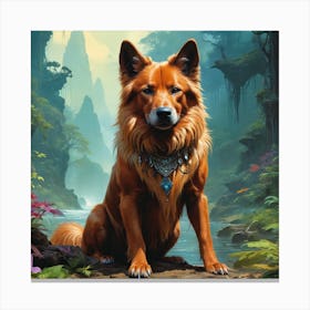 Fantasy Dog 5 Canvas Print
