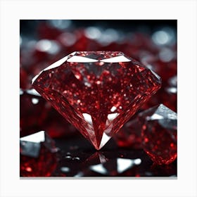 Red Diamond Canvas Print