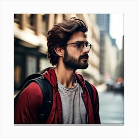 Portrait Of A Young Man 3 Canvas Print