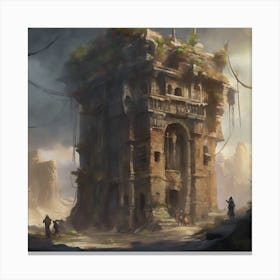 Fantasy Castle 100 Canvas Print