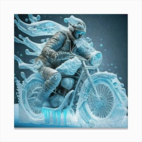 Ice Art Canvas Print