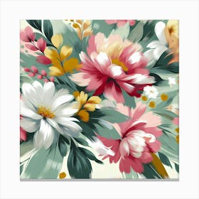 Floral Pattern Canvas Print