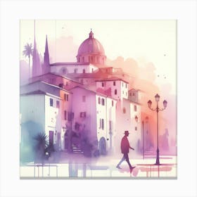 Watercolor Painting 13 Canvas Print