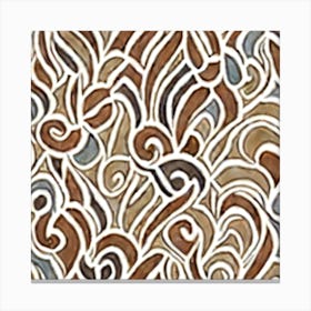 Swirls And Swirls Canvas Print