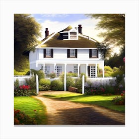 Cute Home Canvas Print