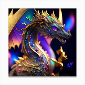 Chromatic Dragon Canvas Print