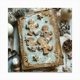 Gingerbread Cookies Canvas Print