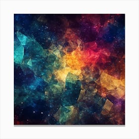 Abstract Nebula Background Canvas Print