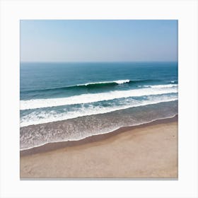 aerial view ofbeach 9 Canvas Print