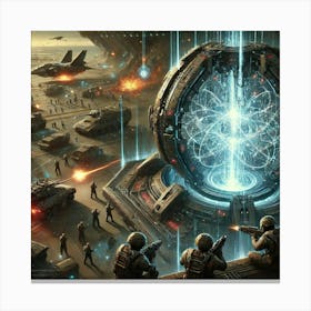 Gravity Disruptor Offensive Defensive Canvas Print