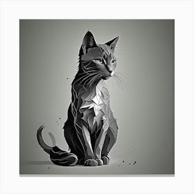 Abstract Cat 1 Canvas Print