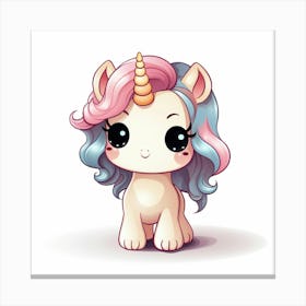 Cute Unicorn 755 Canvas Print