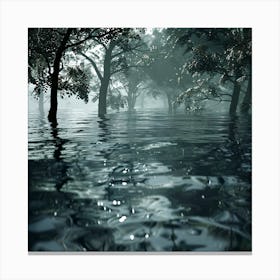 Flooded Forest Canvas Print