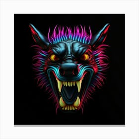 Wolf Head 11 Canvas Print