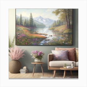 'Riverside' Canvas Print