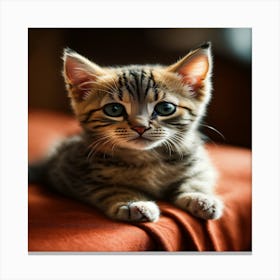 Cute Kitten Canvas Print