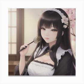 Maid Anime Canvas Print