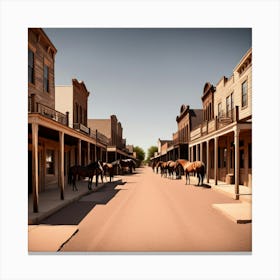 Old West Town 18 Canvas Print