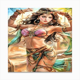 Belly Dancer-Drucke 11.12.2024--2ede Canvas Print