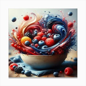 Splash Of Color Canvas Print