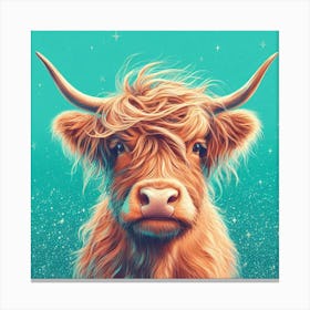 Highland Cow Canvas Print