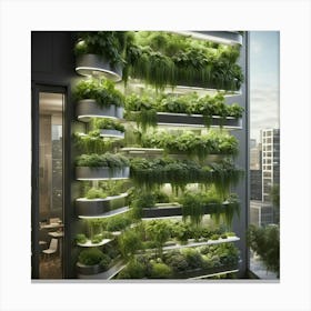 Vertical Garden Canvas Print