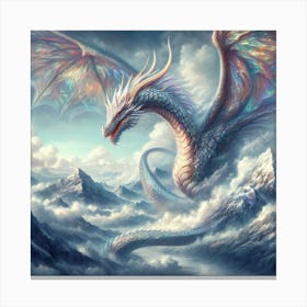 Dragon In The Sky 2 Canvas Print