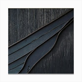 Wing black Canvas Print