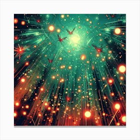 Radiant Sparks 24 1 Canvas Print