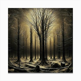 Dark Forest 18 Canvas Print