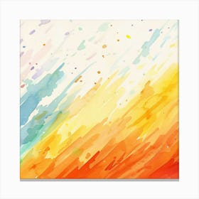 Abstract Watercolor Painting 5 Canvas Print