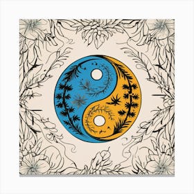 Yin Yang 2 Canvas Print