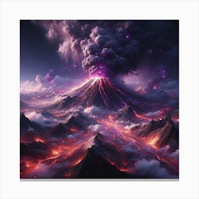 Purple Apocalypse Canvas Print