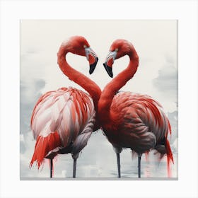 Flamingos Canvas Print 1 Canvas Print