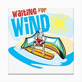 Kiteboarding Canvas Print