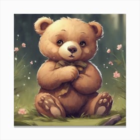 Teddy Bear Canvas Print