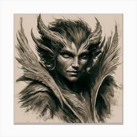 Elven Demon Canvas Print